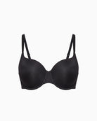 Panache Porcelain Elan Moulded T Shirt Bra in Black cup detail