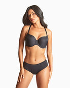 Panache Porcelain Elan Moulded T Shirt Bra in Black front view
