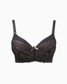 Panache Sophie Nursing Bra in Black/Nude cup detail