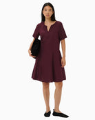 Woman wearing Part Two Amina linen dress – Áines Boutique