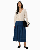 Woman wearing Part Two Anessa polka dot cardigan – Áines Boutique