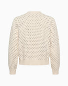 Part Two Anessa polka dot cardigan back view white background – Áines Boutique