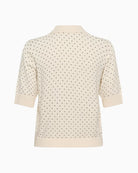 Part Two Anetti knit polo back view white background – Áines Boutique