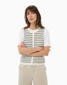Part Two Gemma knit vest front view – Áines Boutique
