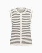Part Two Gemma knit vest front view white background – Áines Boutique