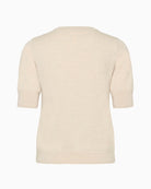 Back view of NatanyaPW wool pullover in neutral tone