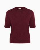 Front view of NatanyaPW pullover showing classic silhouette
