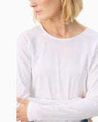Close‑up of fabric blend showing softness and drape of Nemajaspw tee