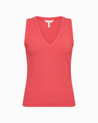 Part Two Nikkia top red front view white background – Áines Boutique