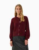 Part Two Ninell port mohair wool blend cardigan