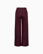 Part Two Ninnes linen trousers back view white background – Áines Boutique