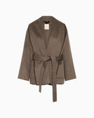 Front view of Safran tailored wool‑blend jacket with clean lines and smart structure