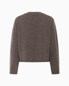 SvevaPW cardigan layered over dress, showcasing casual, cosy styling