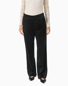 Part Two Uma trousers in black with classic straight-leg cut