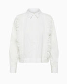 Part Two AnelinePW Shirt white broderie detail