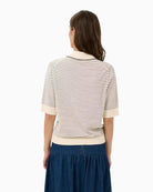 Part Two AnettiPW pullover navy cream back view