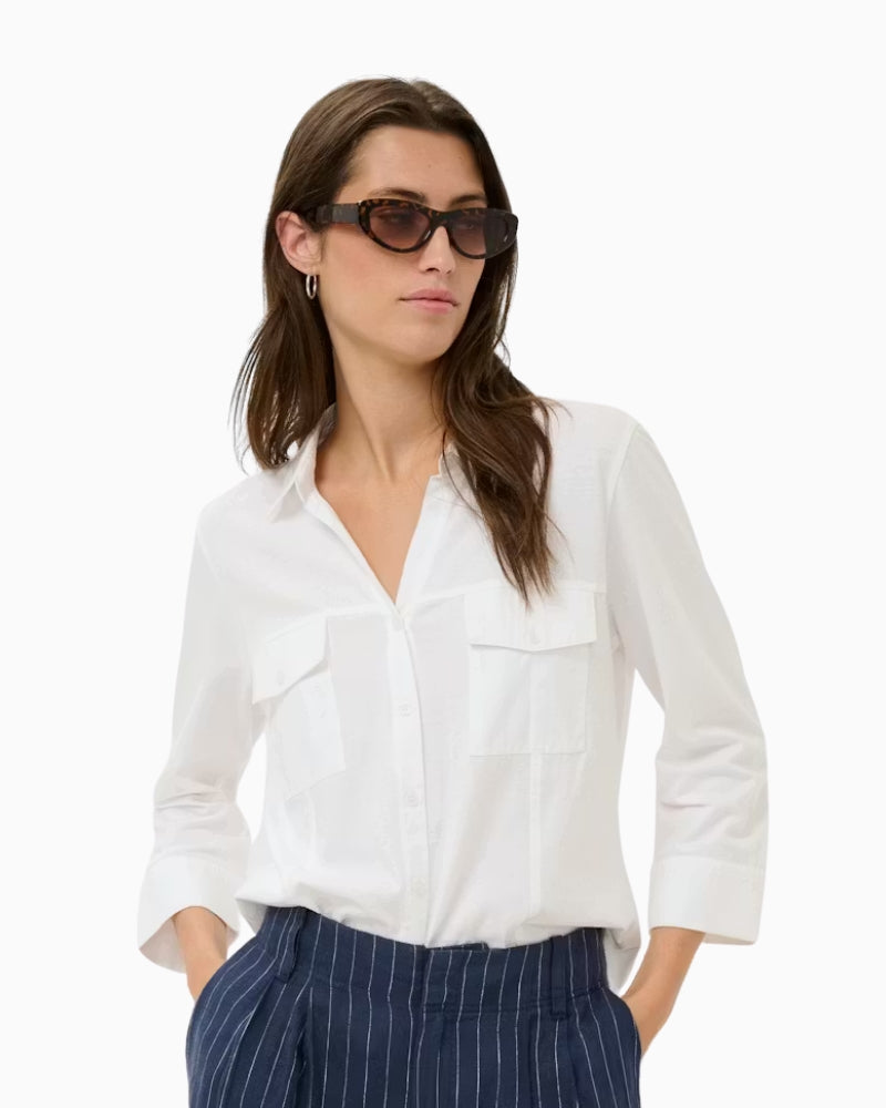 Part Two AnisePW shirt white front view 