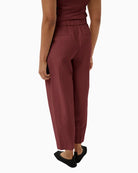 Part Two BeatrizPW Trousers in dark red back view