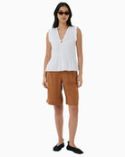 Part Two BerniaPW Shorts in tan model view
