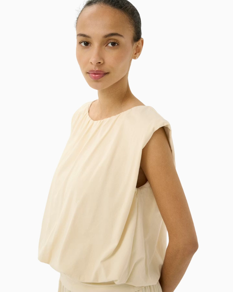 Part Two BerthinePW Top in beige side view