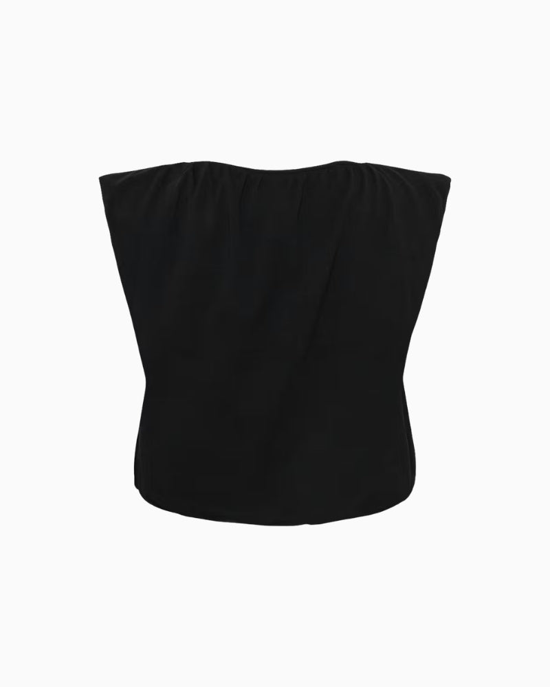 Part Two BerthinePW Top in black back view