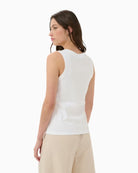 Part Two BessyPW Top in white back view