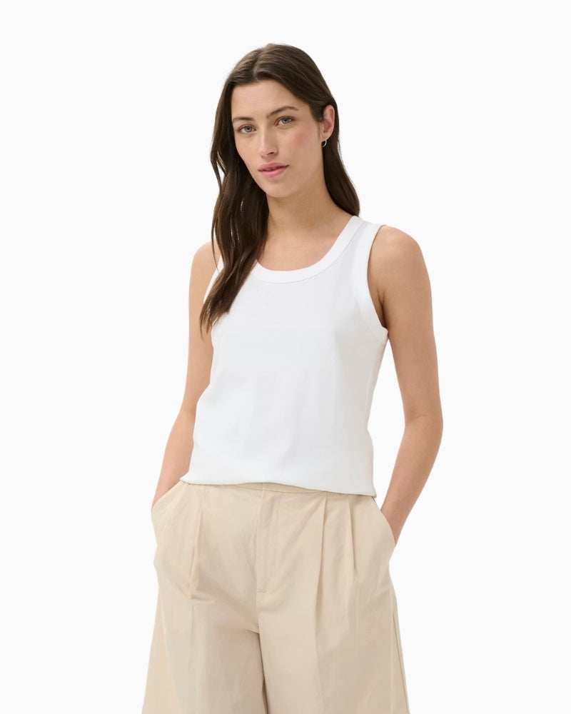Part Two BessyPW Top in white front view