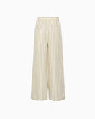 Part Two BianaPW Trousers in cream black flat lay back view