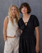 Part Two BodillaPW Dress in black model  view
