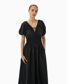 Part Two BodillaPW Dress in black sleeve detail