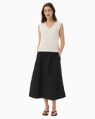 Part Two BolissaPW Top in Cream model front view
