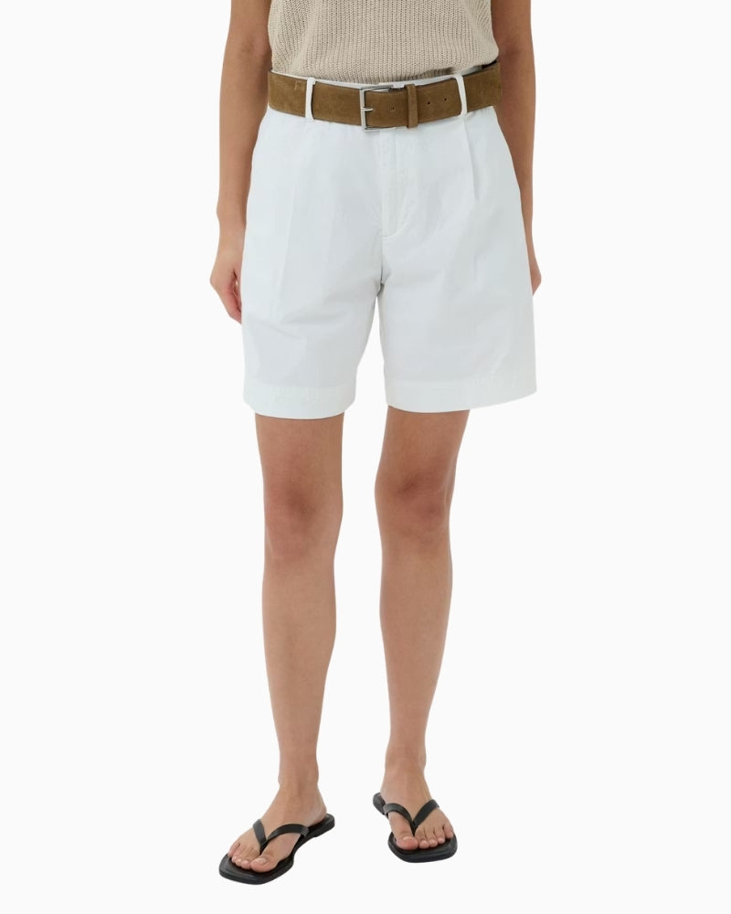 Part Two BonniPW Shorts in white front view