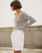 Part Two BonniPW Shorts in white model side view