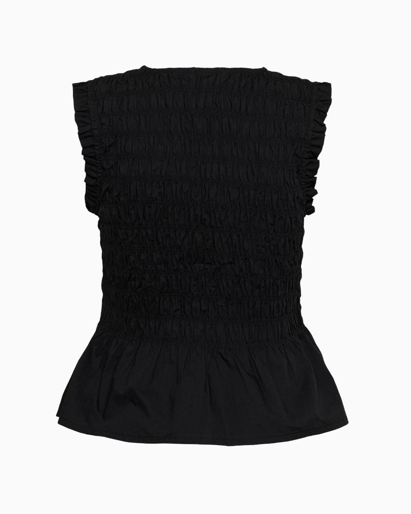 Part Two Borgny Top in Black back view