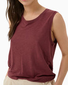 Part Two BuenaPW Top in red close up view