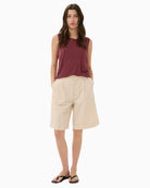 Part Two BuenaPW Top in red model front view