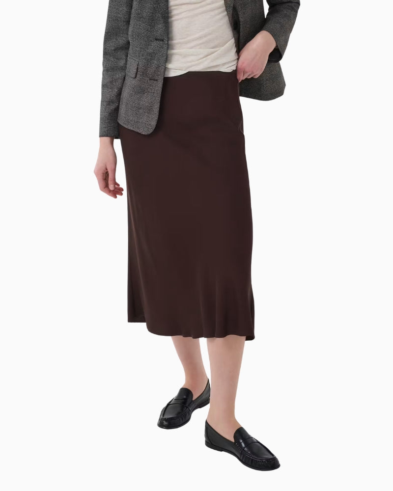 Part Two CandicePW Skirt in Brown front lookbook view
