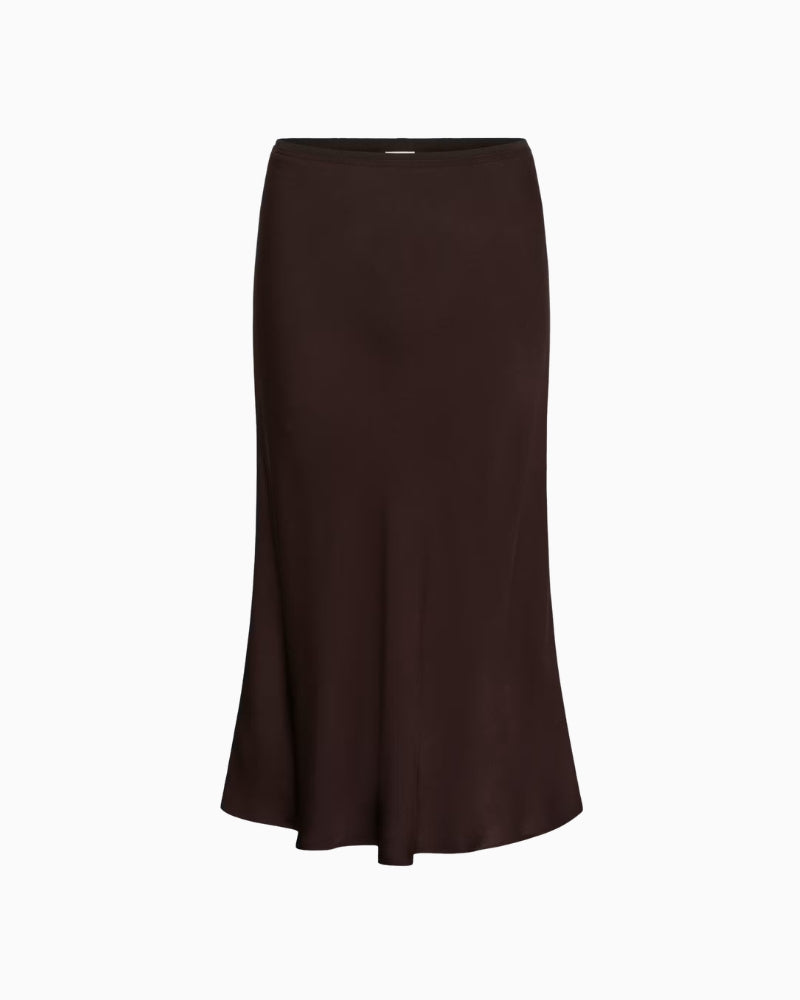 Part Two CandicePW Skirt in Brown front product view