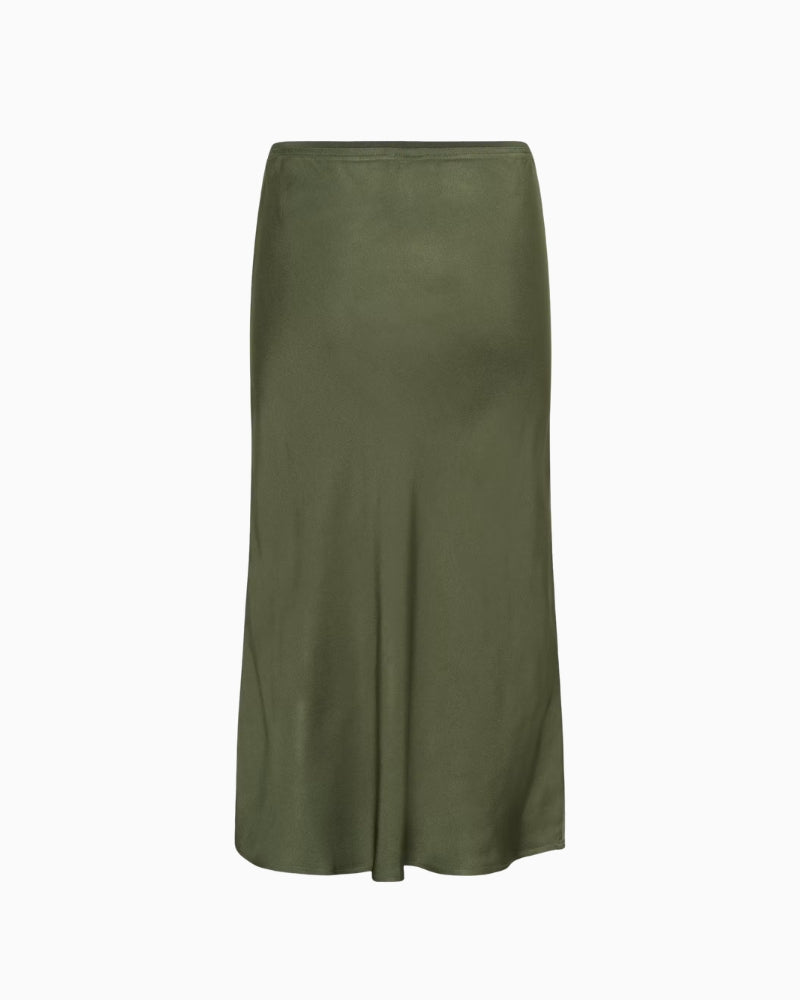 Part Two Candice Skirt in Khaki back view