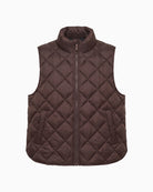 Part Two CarlotaPW Warm Vest in Brown front view