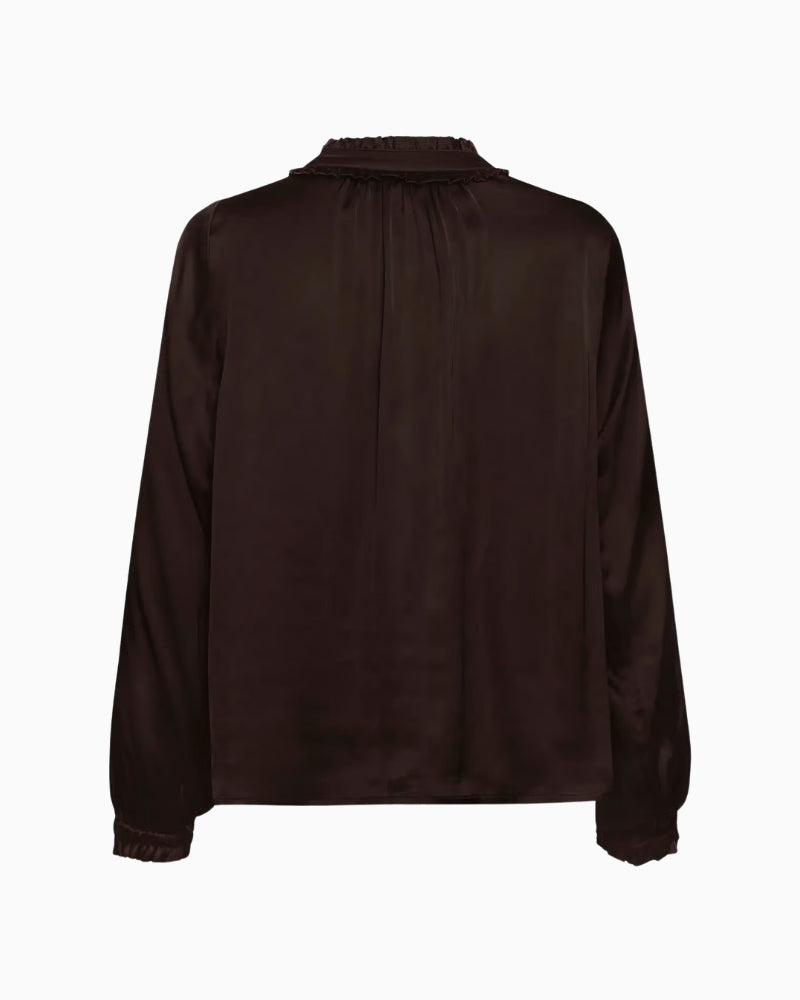 Part Two CaterinaPW Blouse in Brown back view