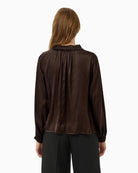 Part Two CaterinaPW Blouse in Brown back view