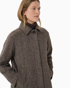 Part Two CatherinPW Outerwear in Check collar detail
