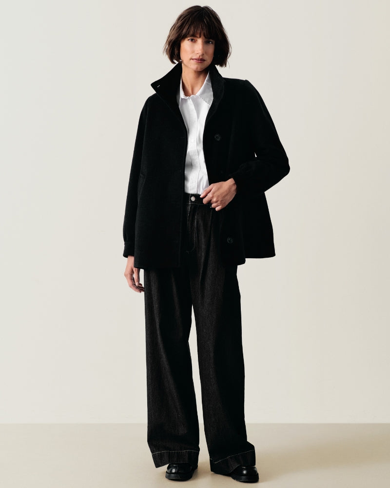 Part Two CeciliaPW Outerwear in Black front view