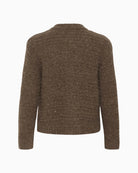 Part Two CeylanPW Cardigan in Brown back view