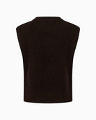 Part Two CharlyePW Waistcoat in brown back detail