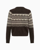 Part Two Charmaine PW Cardigan in brown back view