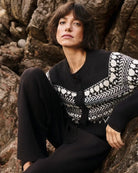 Part Two Charmaine PW Cardigan in brown styled view