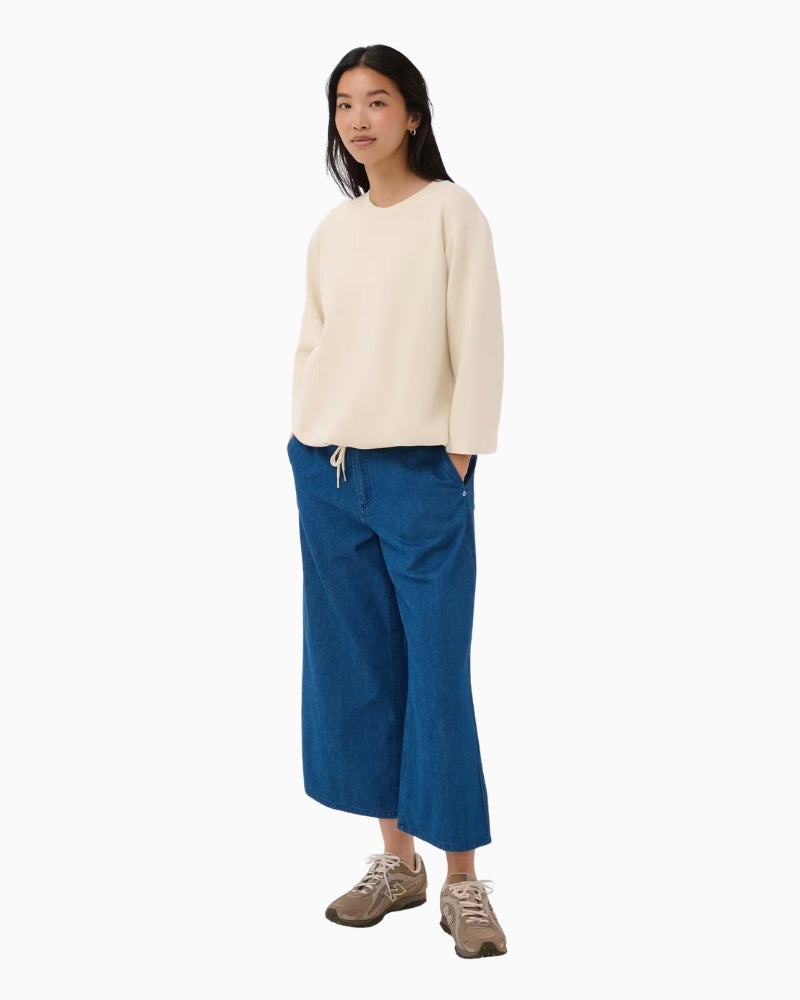 Part Two Chelsey Sweatshirt in Oatmeal styled view