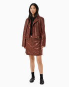 Part Two CimmiePW Jacket in Brown styled view
